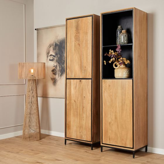 Boekenkast RichWood 60 cm - naturel