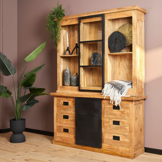 Nashville stellingkast 160 cm - naturel