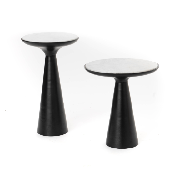 Essy bijzettafel ø45 cm - zwart