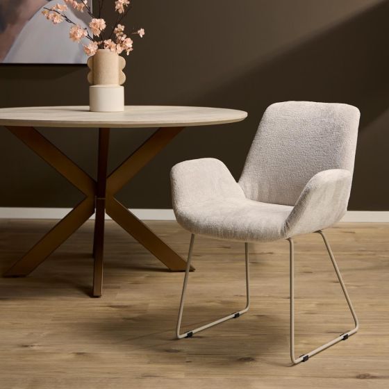 Eetkamerstoel Evan - zand