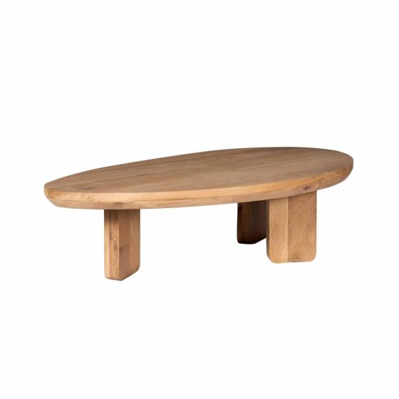 Salontafel Zillah 130 cm eiken - naturel