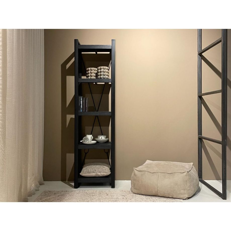 Livingfurn Norris stellingkast 55 cm - zwart