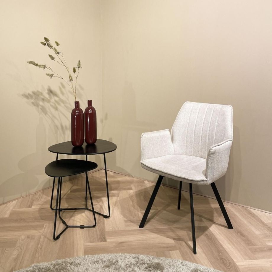 Louise draaibare eetkamerstoel van het woonmerk Livingfurn