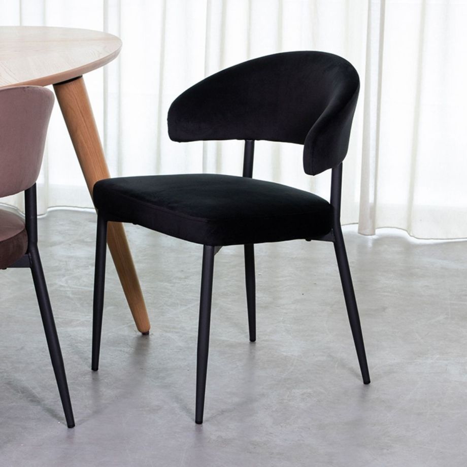 Bliss eetkamerstoel velvet