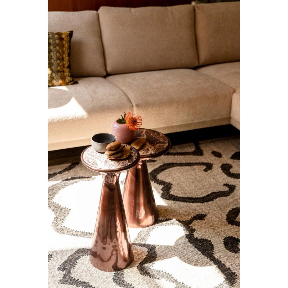 Mount bijzettafel M - bruin/zwart