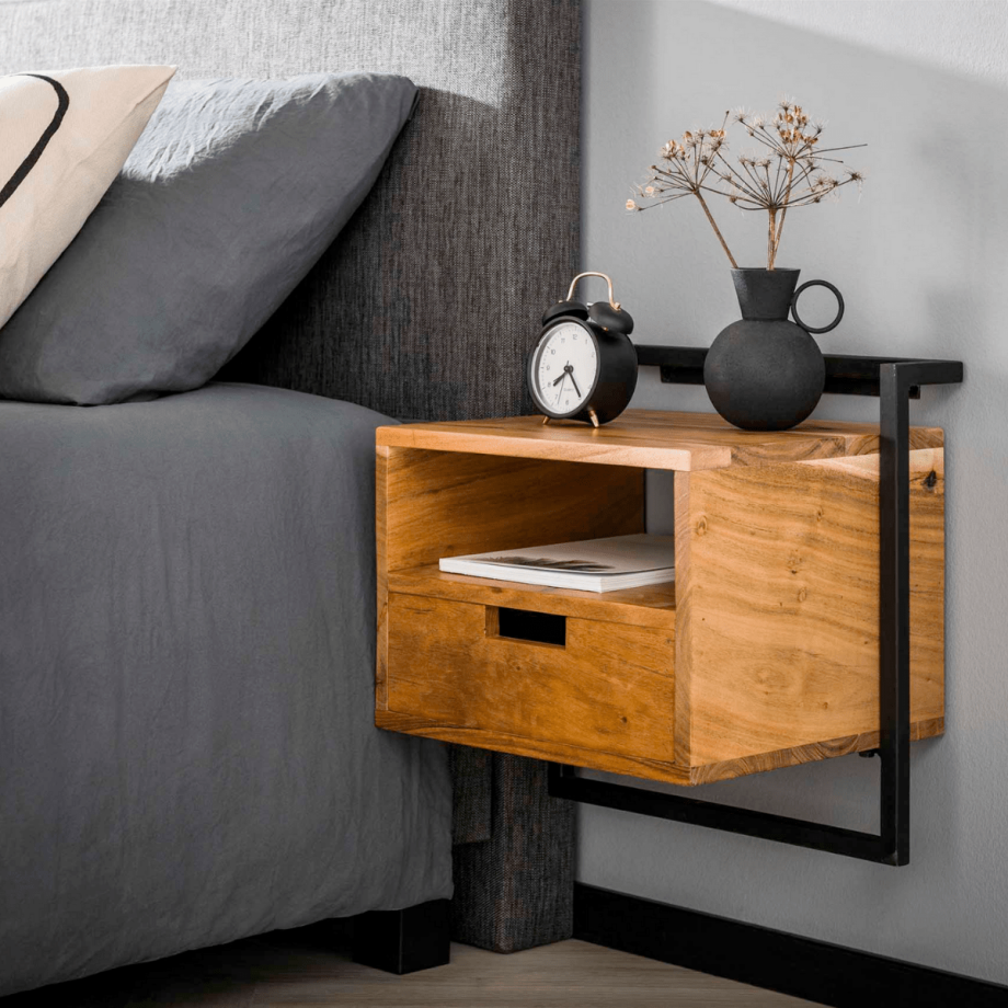 Nachtkastje Alex Zwevend Open van het woonmerk Fraaai