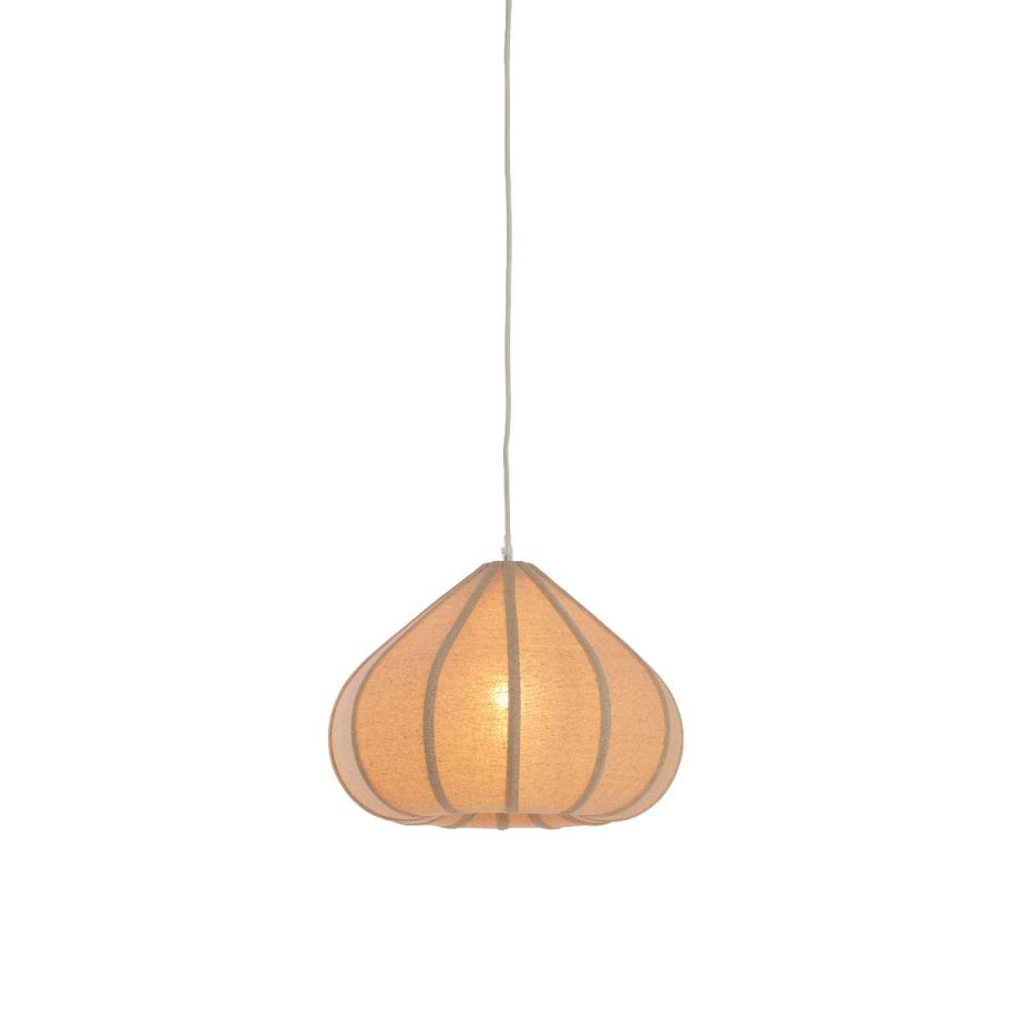 Zubeda hanglamp ø40x28,5 cm linnen - naturel