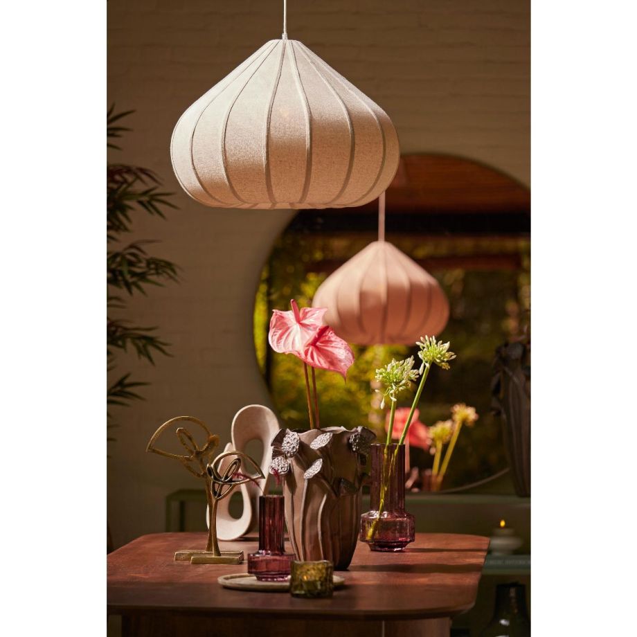 Zubeda hanglamp ø60x42,5 cm linnen - naturel