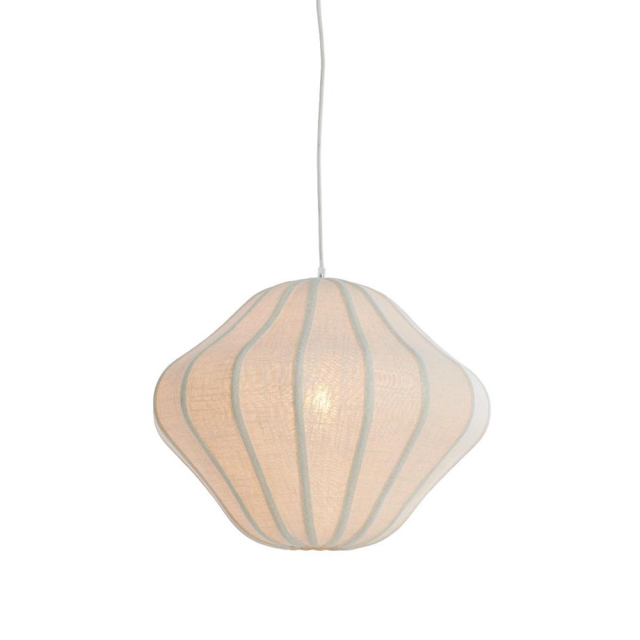Sukau hanglamp ø50x40 cm linnen - crème