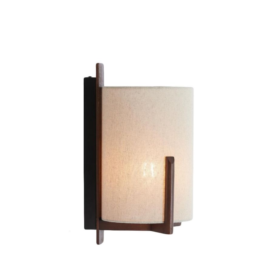 Litto wandlamp 22x18x36 cm linnen