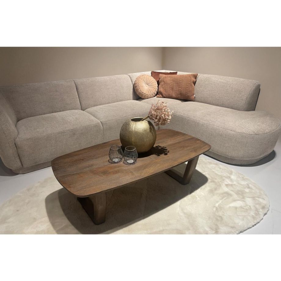 Cortez salontafel 130 cm - donkerbruin