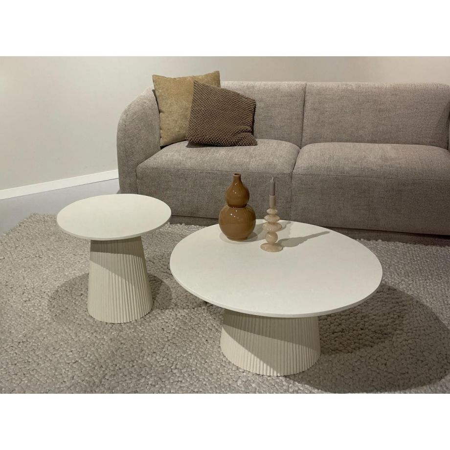 Patrice bijzettafel ø50 cm - crème