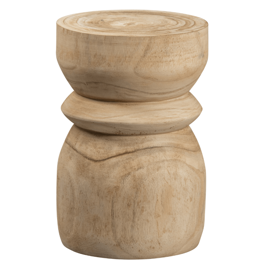 Bikkel krukje hout 40xø28cm van het woonmerk Woood