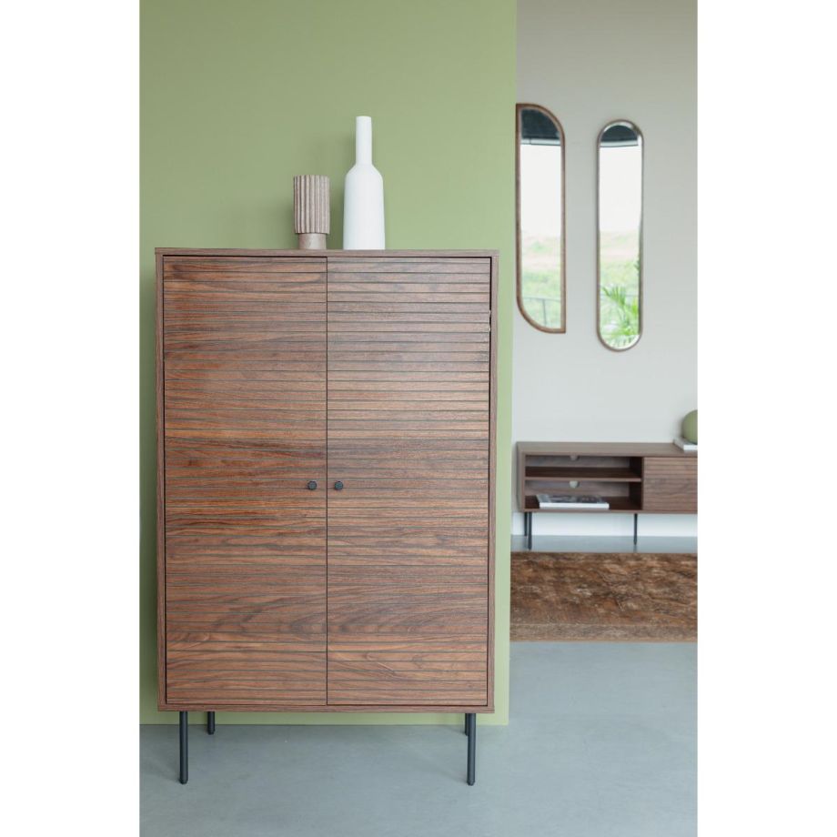 Micheal wandkast - bruin