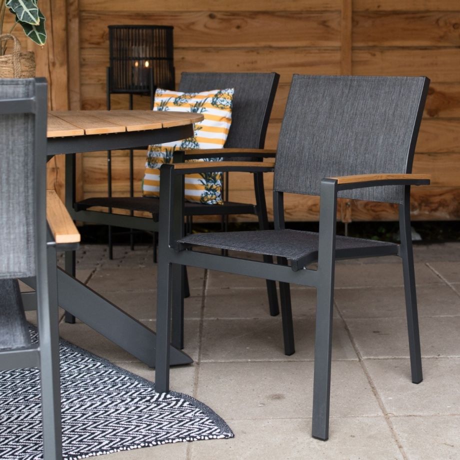 Arezzo terrasstoel textileen