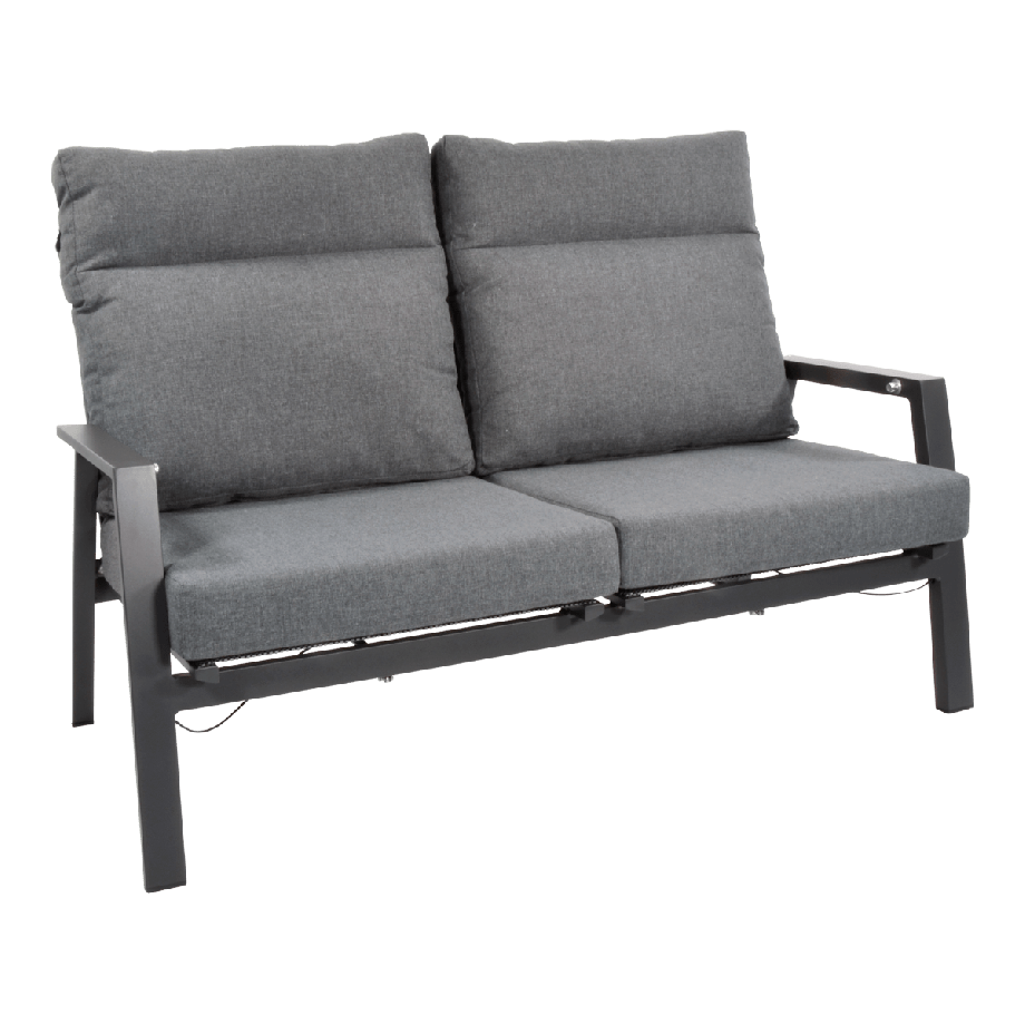Loungebank Ohio 2-pers - grijs