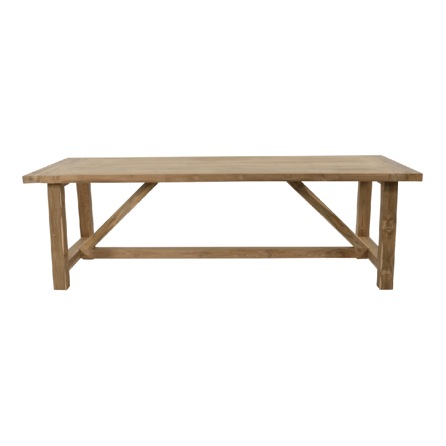 Tuintafel Castle recycled teak 240x100 cm - naturel