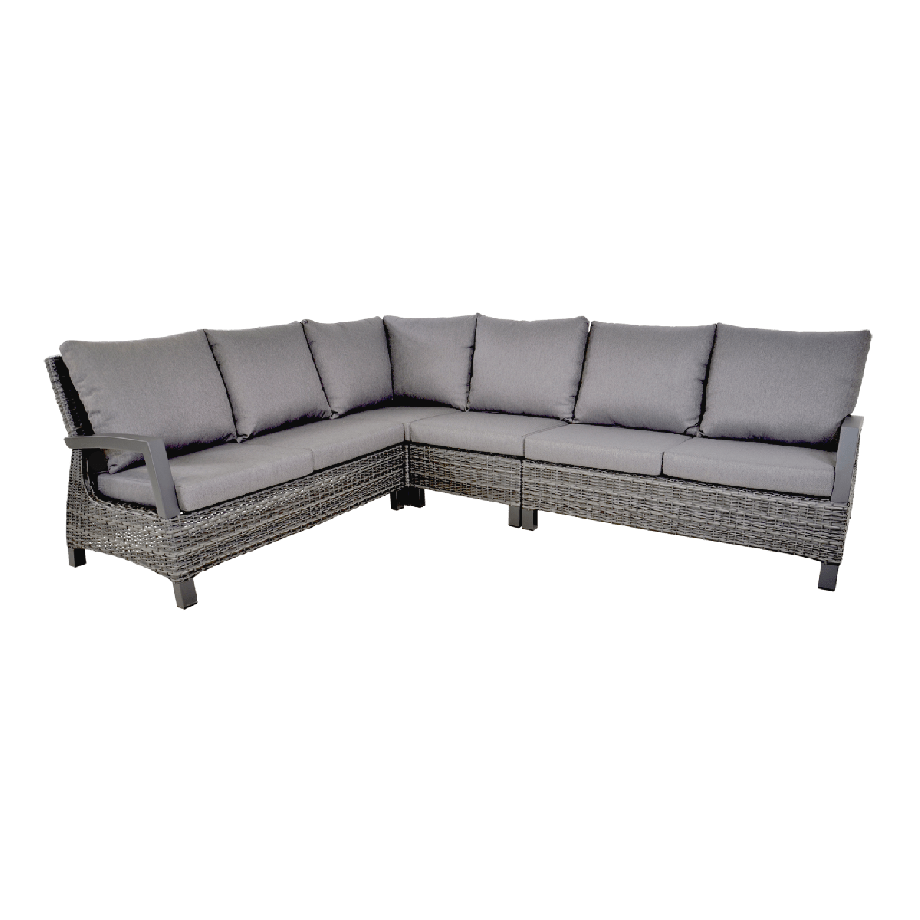 Lounge hoekset Prato Forte - antraciet