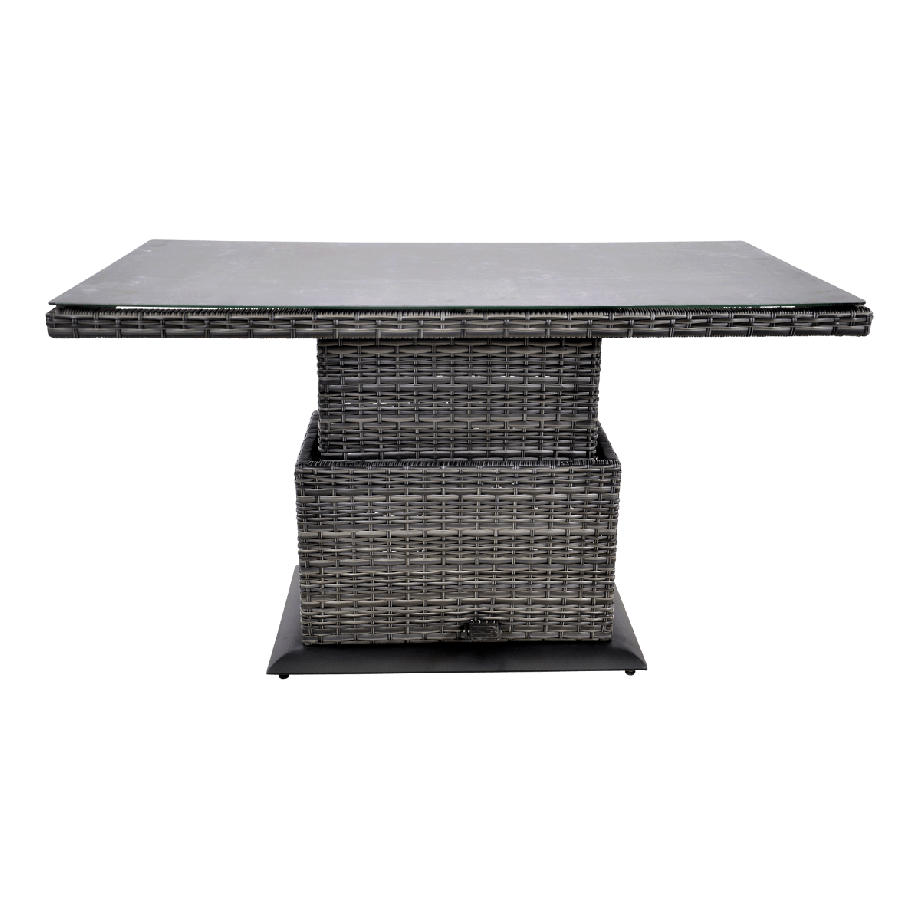 Loungetafel verstelbaar Soho Forte 130x75 cm - antraciet