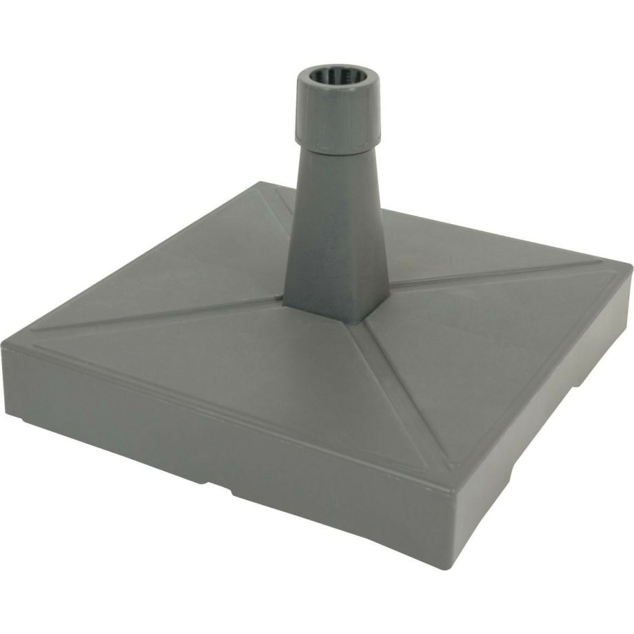 Parasolvoet beton gevuld donkergrijs 30 kg