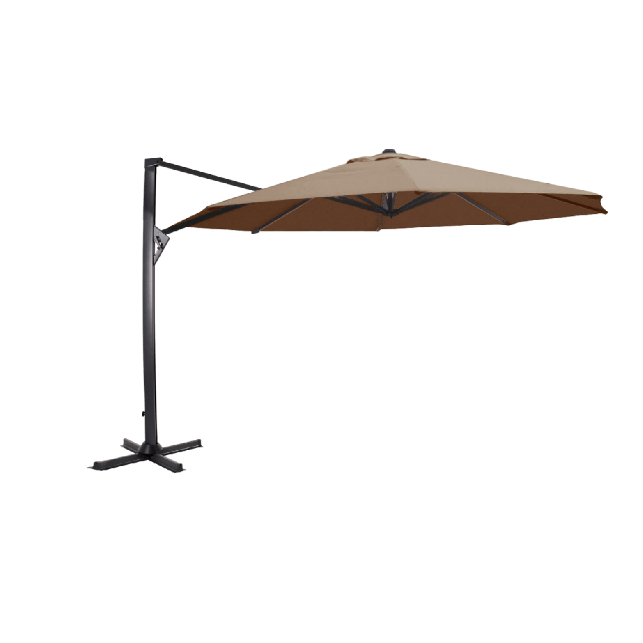 Zweefparasol Taurus Ø3,5mtr - taupe
