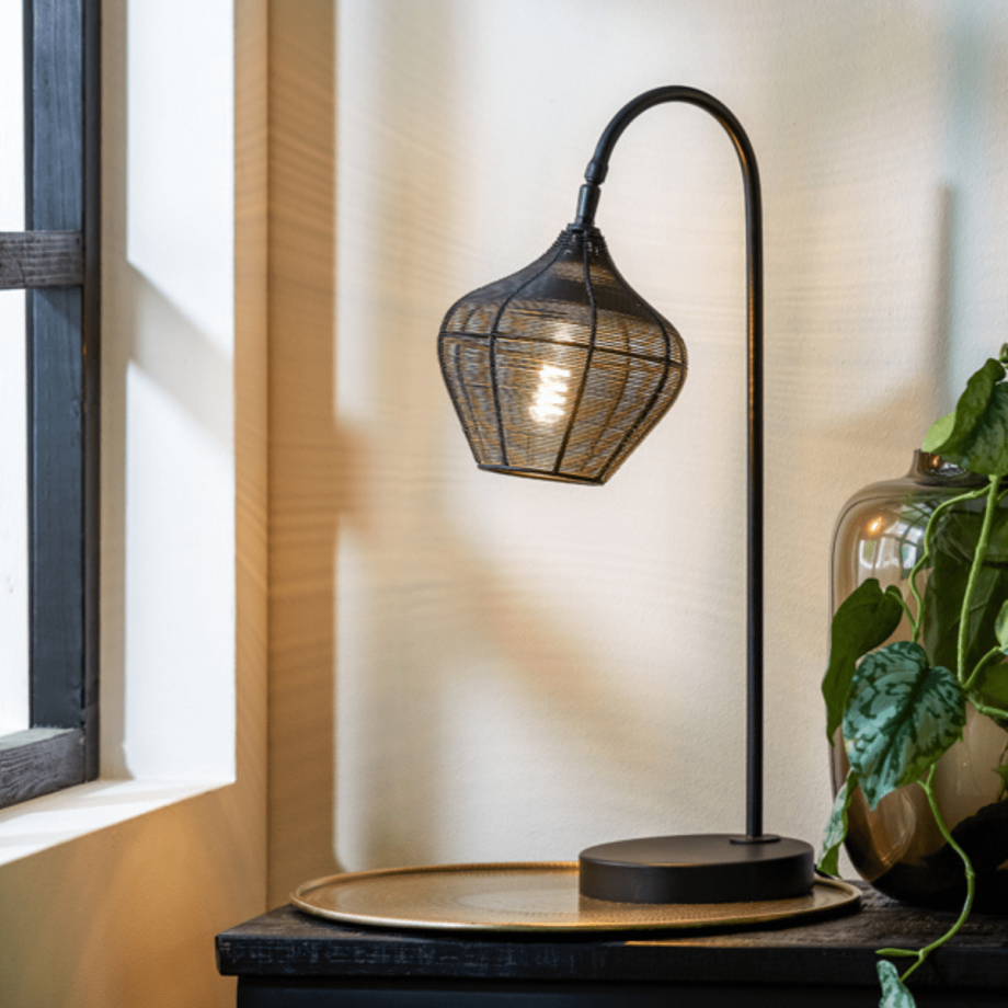 Alvaro tafellamp metaal van het woonmerk Light & Living