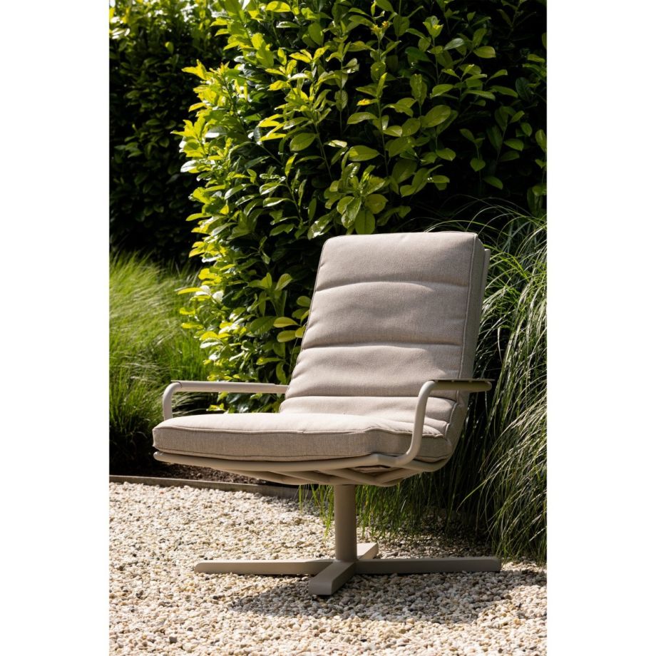 Coosa tuin fauteuil aluminium - zand