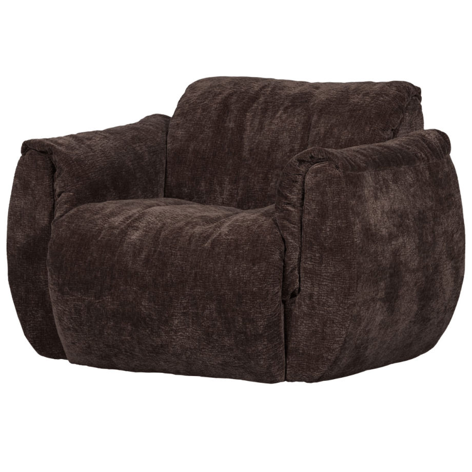 Baggy draaifauteuil 3D chenille