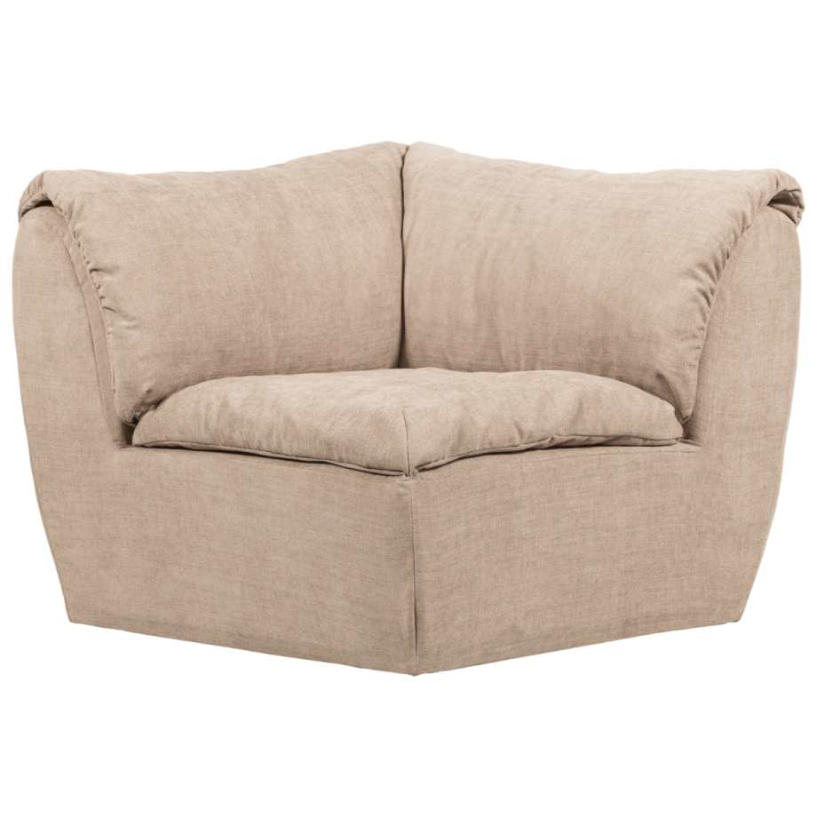 Baggy hoekelement geweven chenille