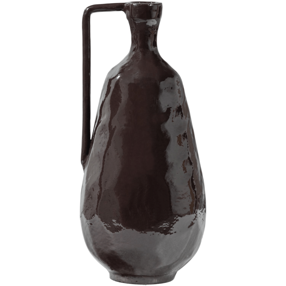 Indre vaas aluminium - bruin