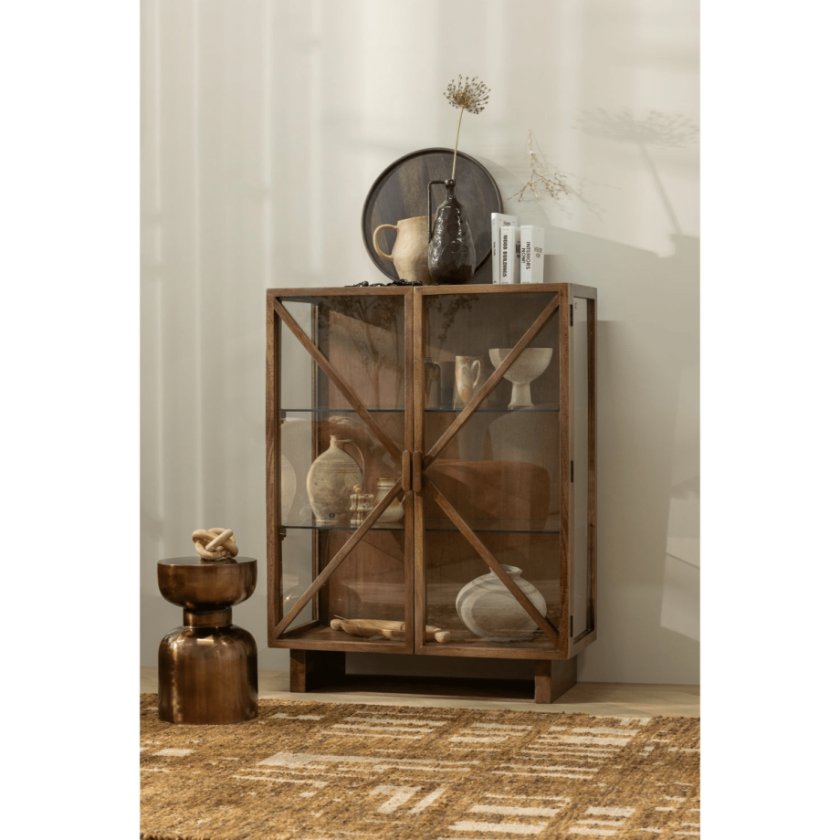 Woood Kella 2-deurs kast mangohout