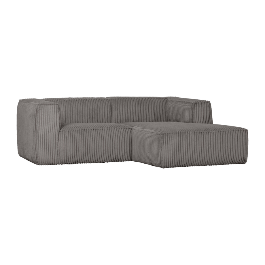 Bean chaise longue bank rechts ribstof