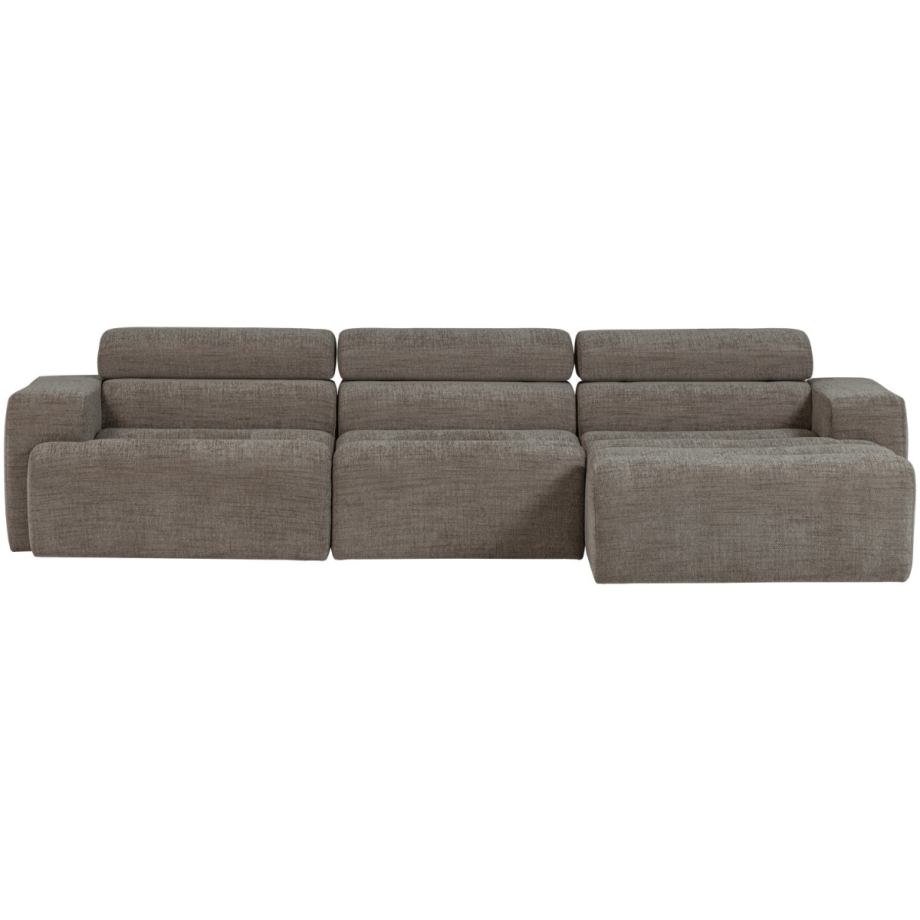 Novi chaise longue bank rechts melange
