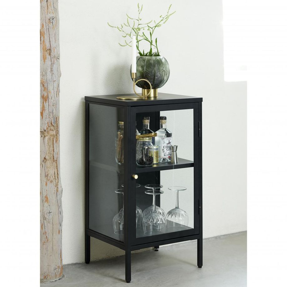 Nordic Home Ragnar dressoir - 45 cm - zwart - OUTLET B