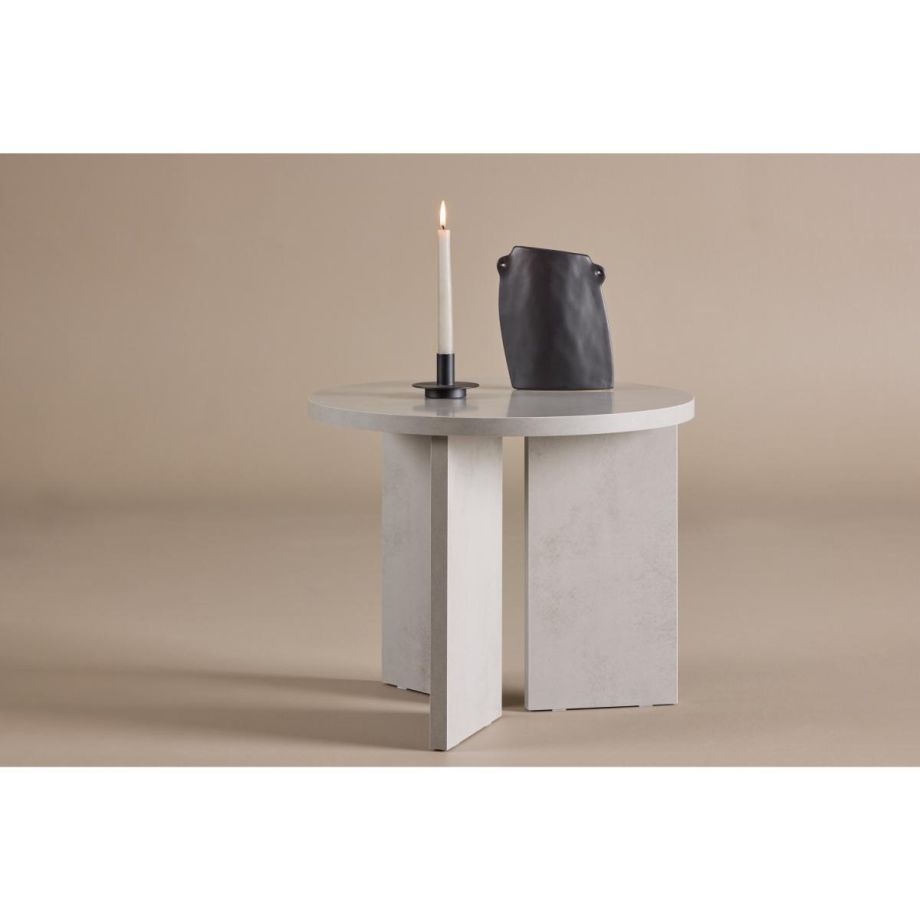 Amir ronde salontafel - ø55 cm - zilver