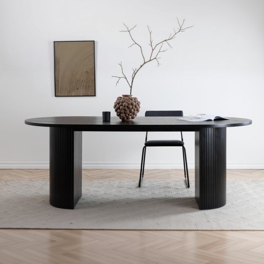 Svea Vinta deens ovale eettafel - 200 x 90 cm