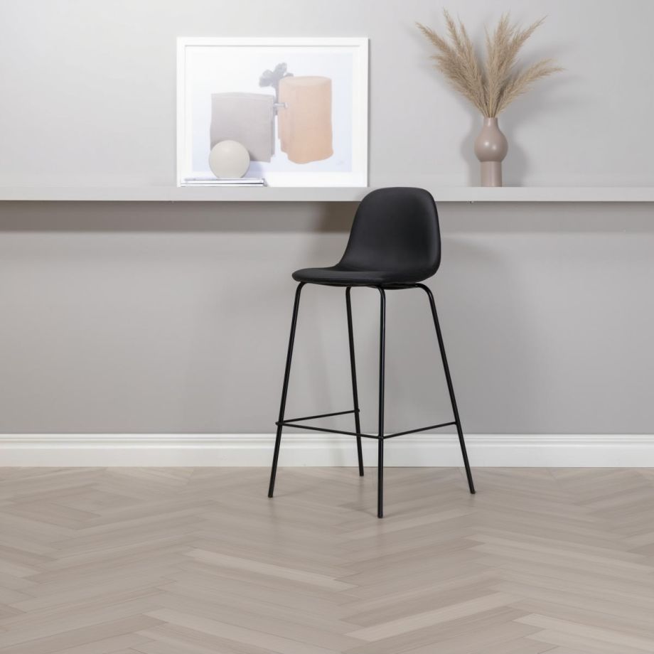 Svea Selo barkruk 77 cm - lederlook