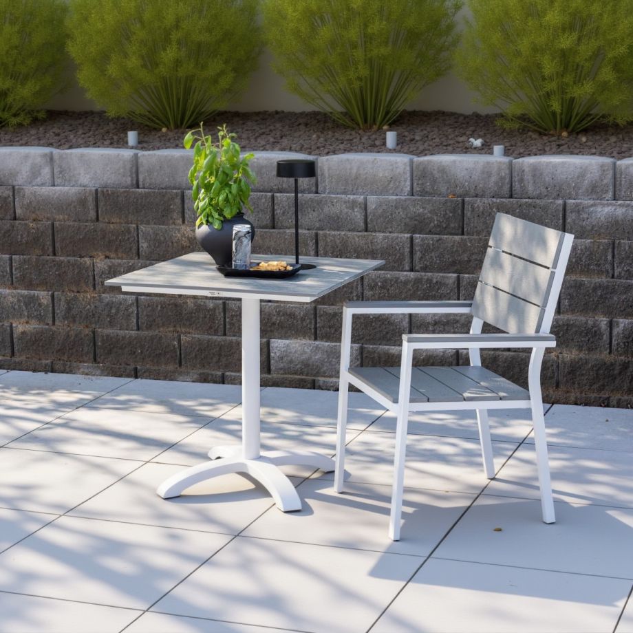 Svea Alina ronde bistrotafel - ø70 cm - teakhout - naturel