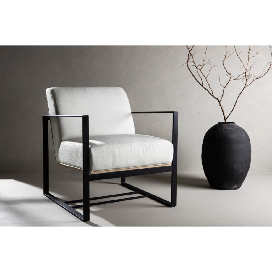 Fino fauteuil - linnen - off white