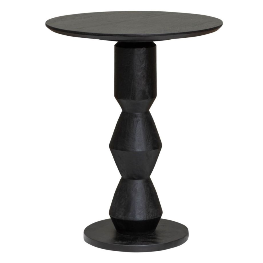 Brunello bijzettafel - ø50 cm 2 - zwart