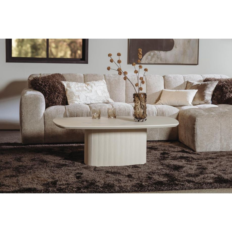 Tower Living Corbetta salontafel - 120 cm - beige