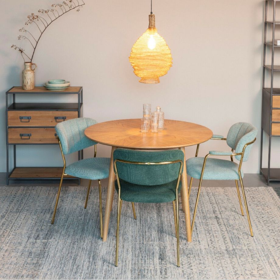 Farsund eettafel 100 cm naturel