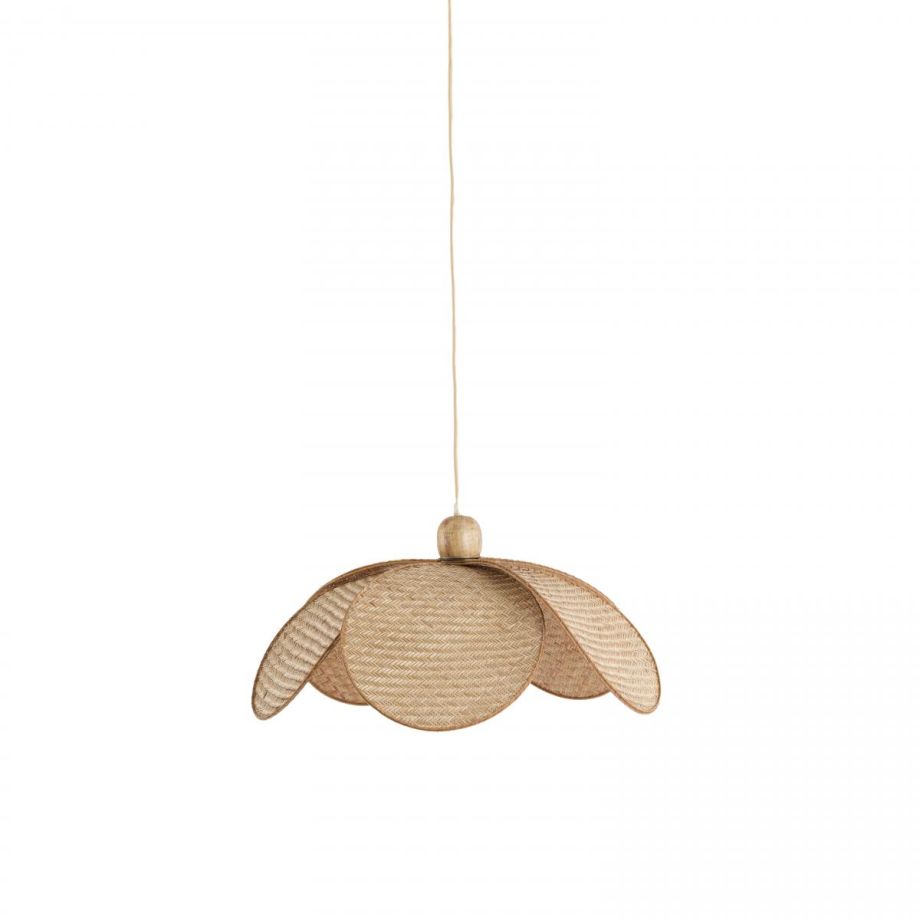 Lavrio hanglamp Ø48x29 cm - webbing naturel/hout
