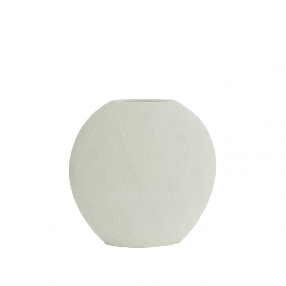 Light & Living Renda vaas deco 40,5x11x40 cm - crème