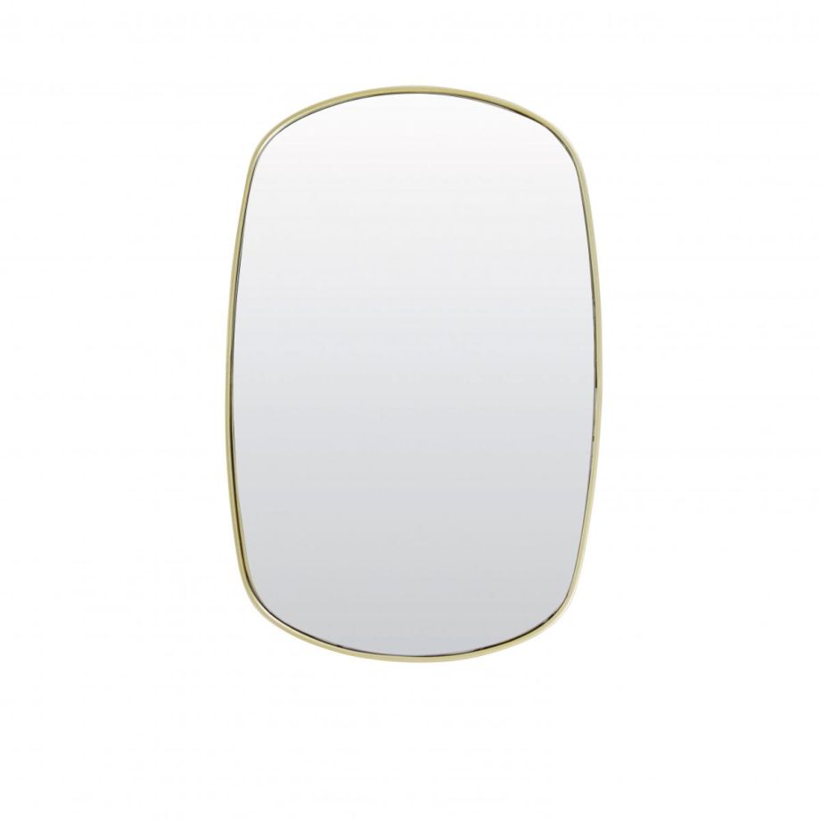 Light & Living Bralo spiegel 36x1,5x55 cm - helder glas+goud