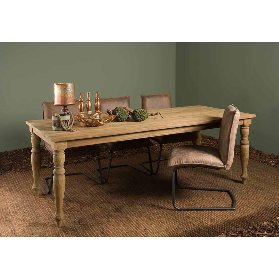 Bologna eettafel - 200 cm - bruin