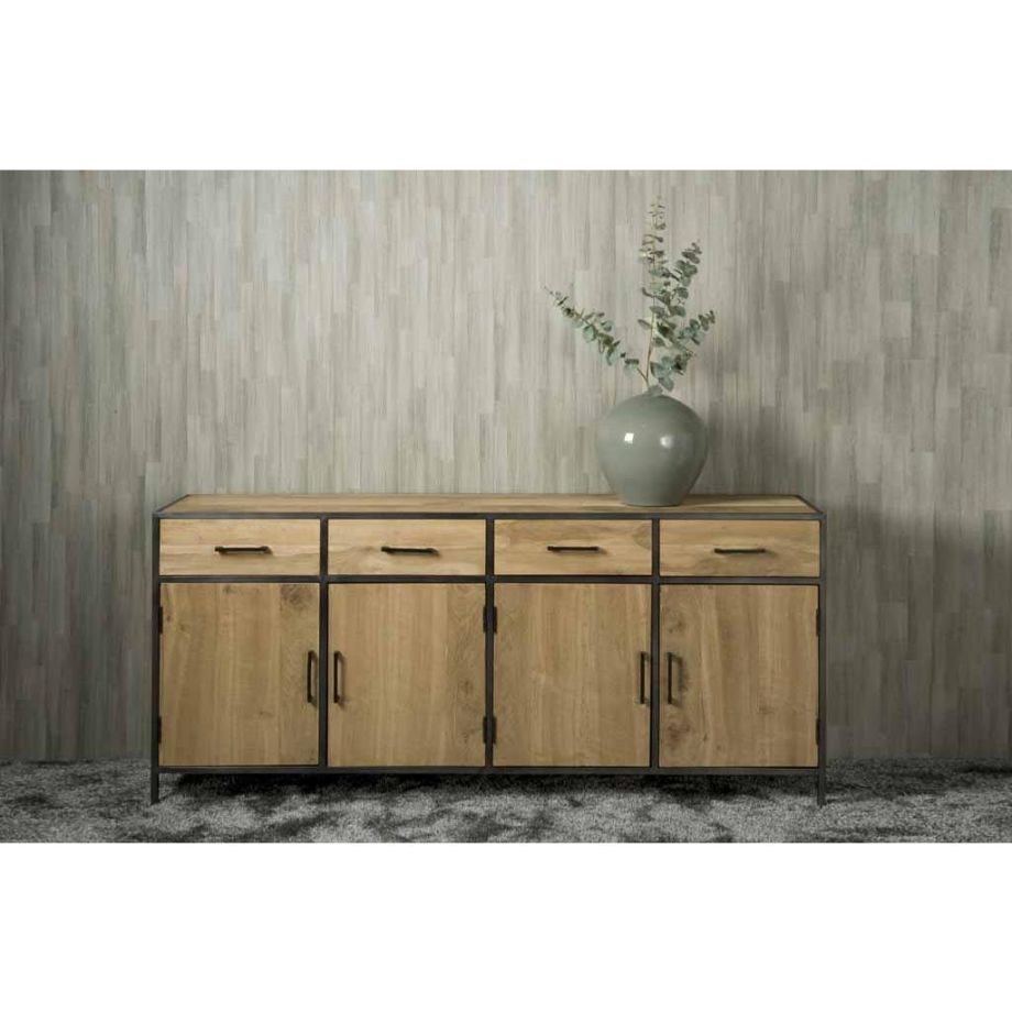 Luna dressoir - 200 cm - bruin