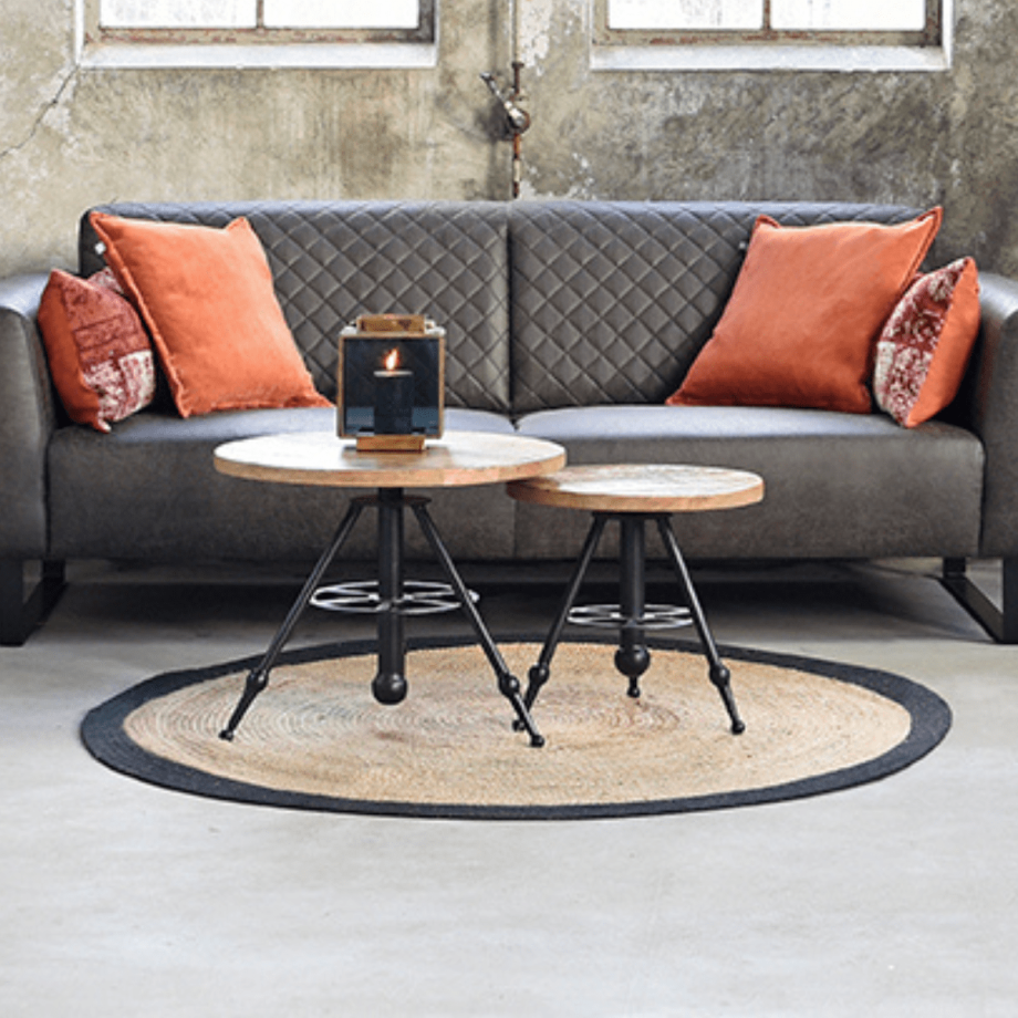 Jute Vloerkleed Rond 180 cm