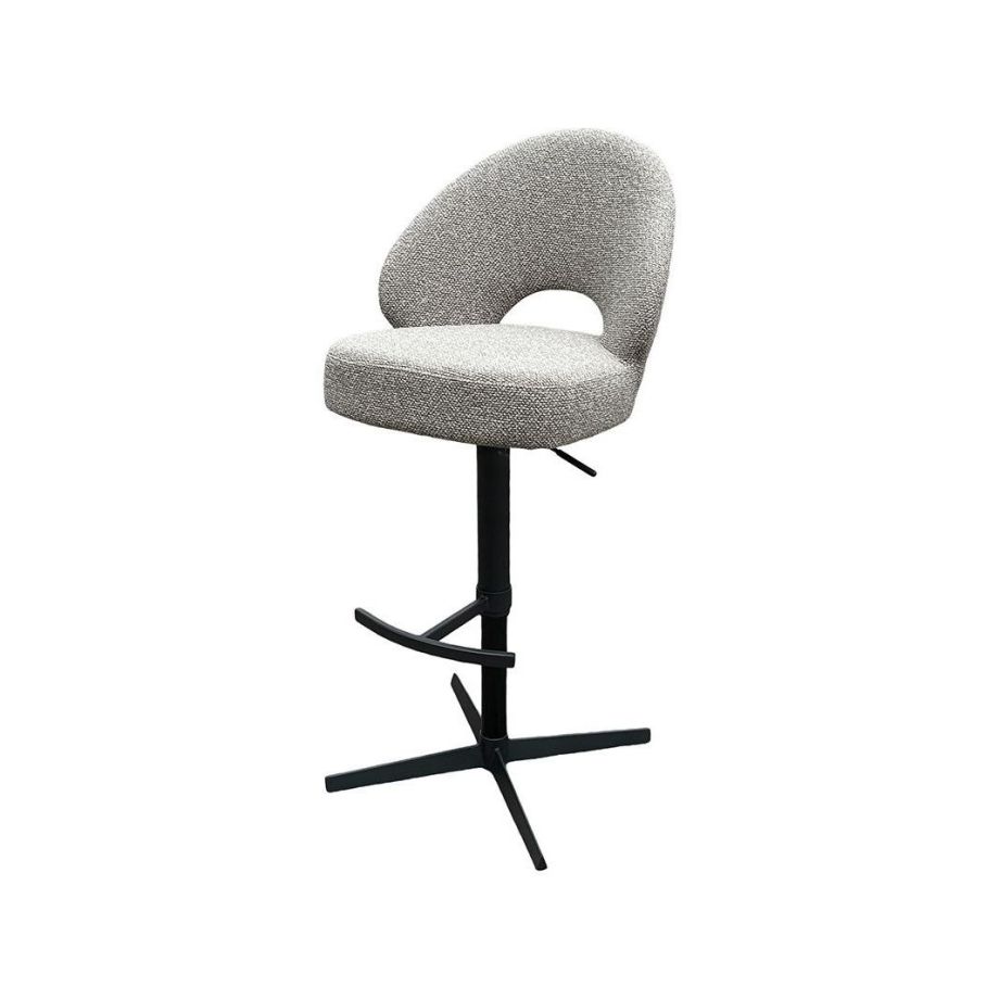 Label51 Saint Tropez verstelbare barkruk - mushroom royal boucle