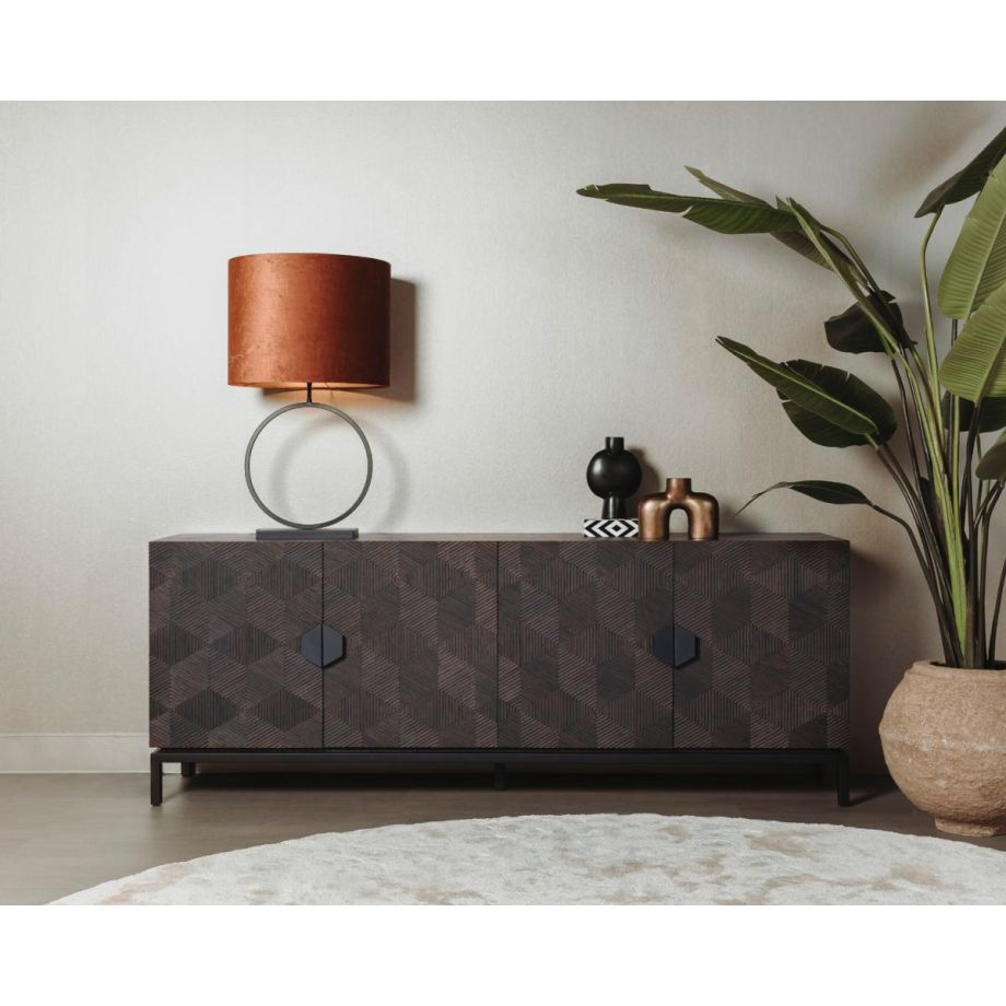 San Marino dressoir - 210 cm - bruin